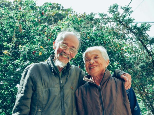 elderly couple